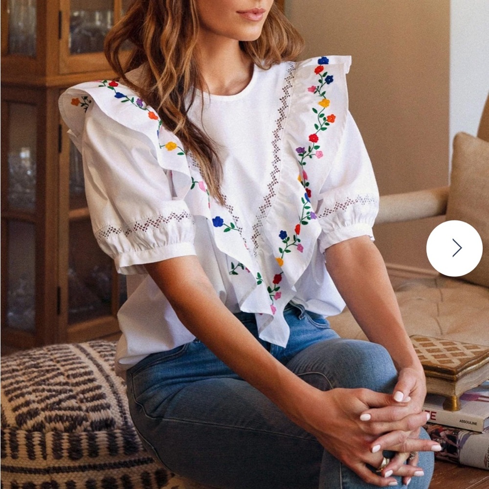 Mi Golondrina Gabriela blouse size medium